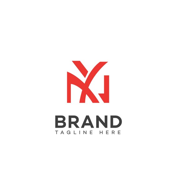 en letra Logotipo de identidad Signo Símbolo plantilla