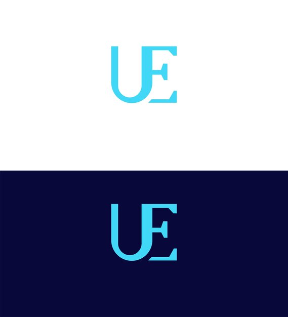 La letra del logotipo de la UE, el signo de identidad, el símbolo UE, la plantilla
