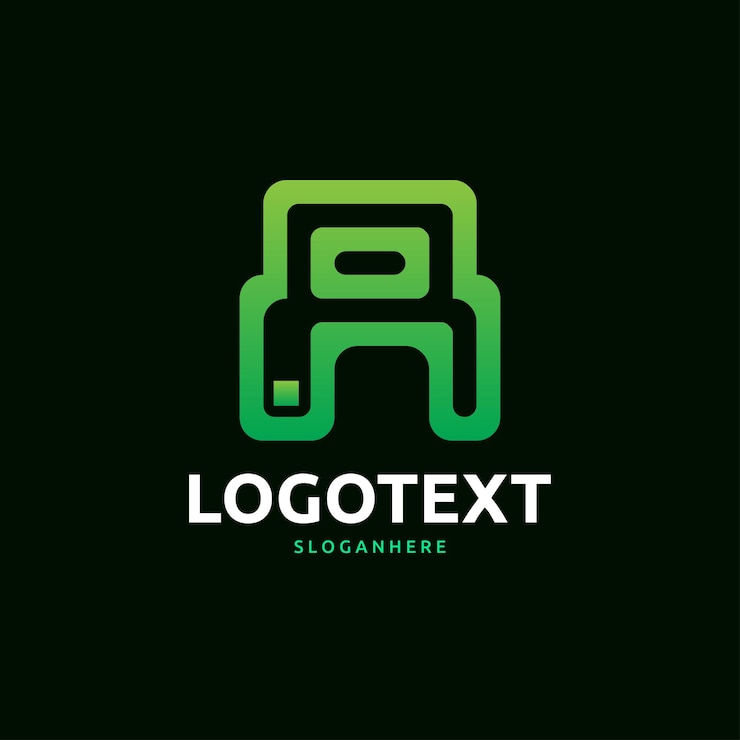 Vector letra un logotipo