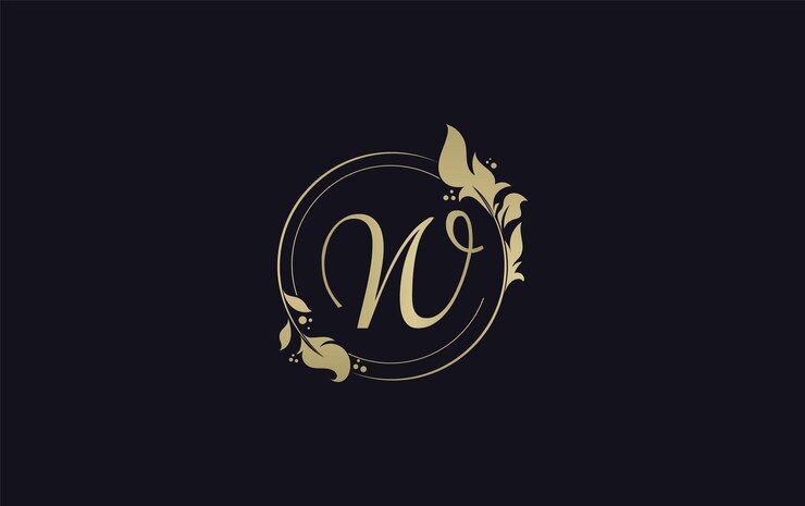 Vector la letra de lujo w, el logotipo, el vector, el símbolo de belleza.