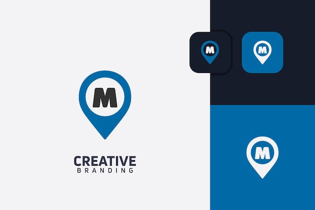 La letra M es el logotipo de la marca.