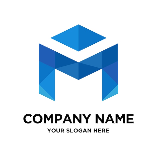 Letra M Logo Template