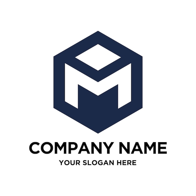 Letra M Logo Template