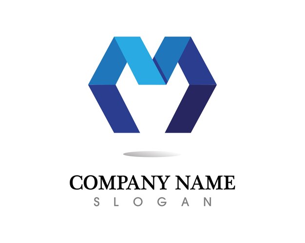 Letra M vector iconos tales logotipos