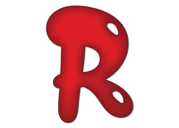 Letra mayúscula R Vector Gratis
