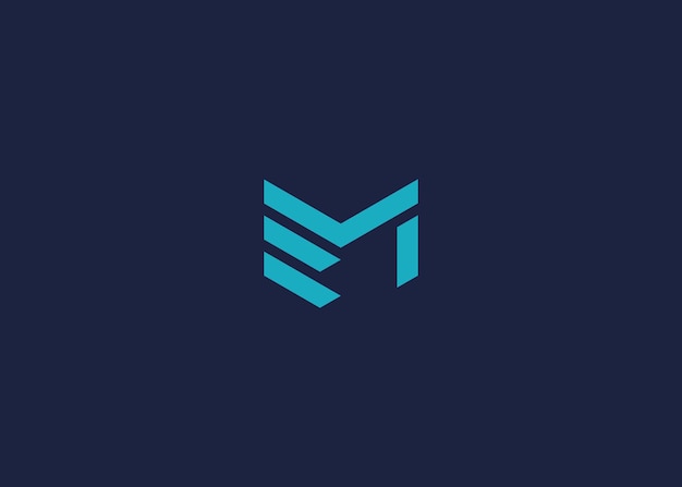 la letra me o em diseño de iconos de logotipo diseño vectorial plantilla inspiración