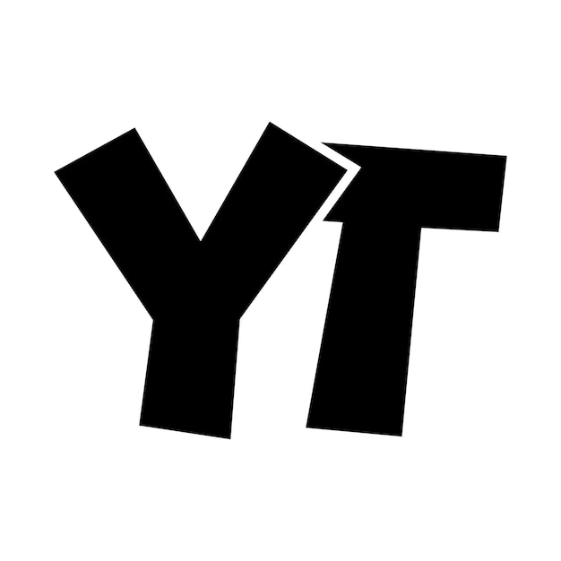 Letra moderna fuente inicial resumen texto elegante diseño de logotipo de icono vectorial