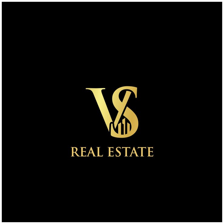 Letra de monograma creativo vectorial frente al diseño de logotipo de estado real