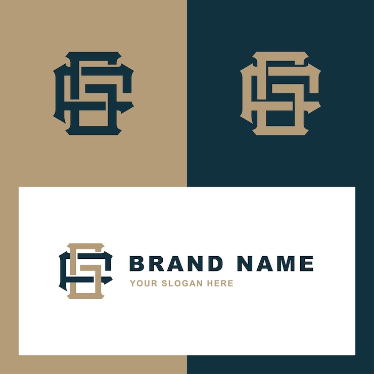 Vector letra de monograma fg o gf con estilo de interbloqueo bueno para ropa de marca ropa de calle