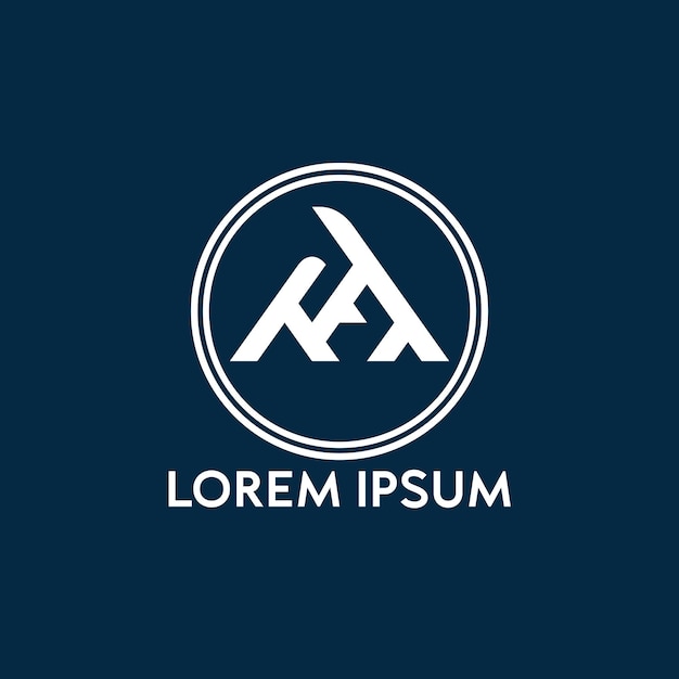 Letra de la montaña del triángulo Vector del logotipo