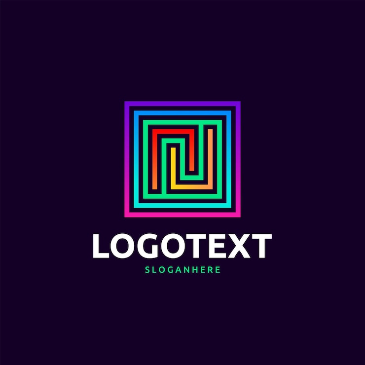 Vector letra n logo
