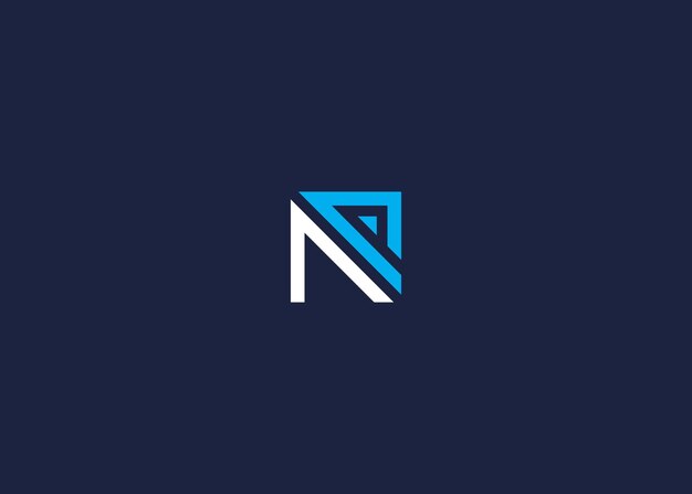 la letra np el diseño del icono del logotipo el diseño del modelo vectorial la inspiración