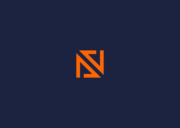 letra ns diseño de icono de logotipo inspiración de plantilla de diseño vectorial