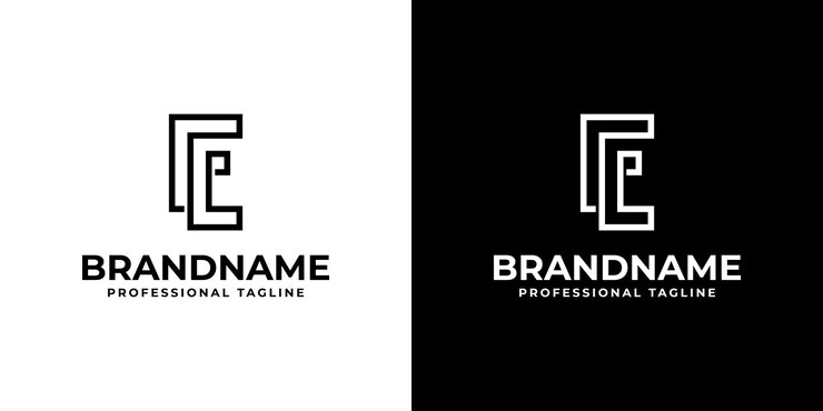 Vector letra el o fl logotipo adecuado para negocios con las iniciales el le fl o lf