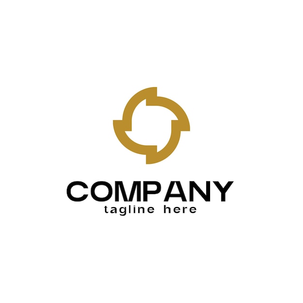 La letra O Logotipo moderno