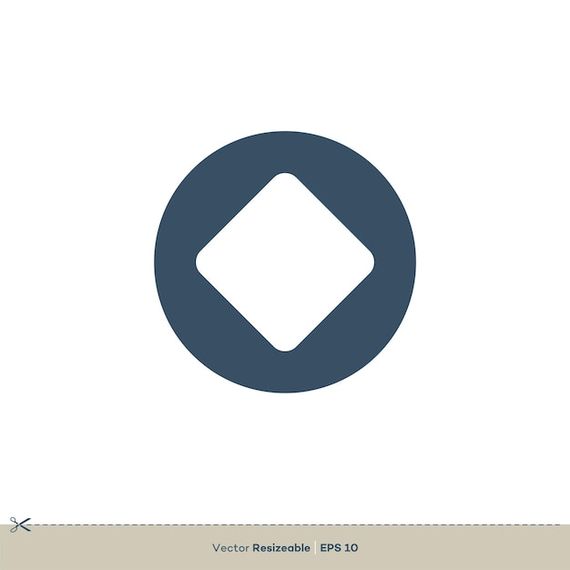 Letra O Vector Logo Plantilla Ilustración Diseño Vector EPS 10