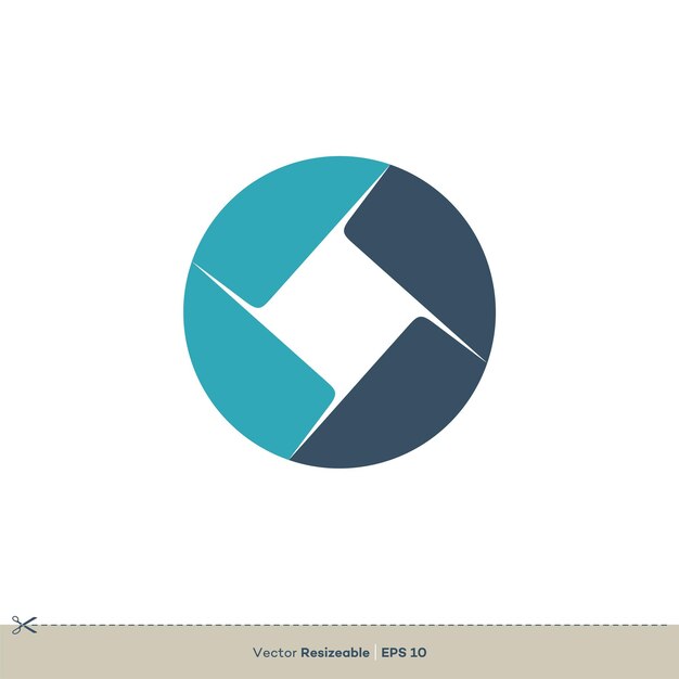 Letra O Vector Logo Plantilla Ilustración Diseño Vector EPS 10