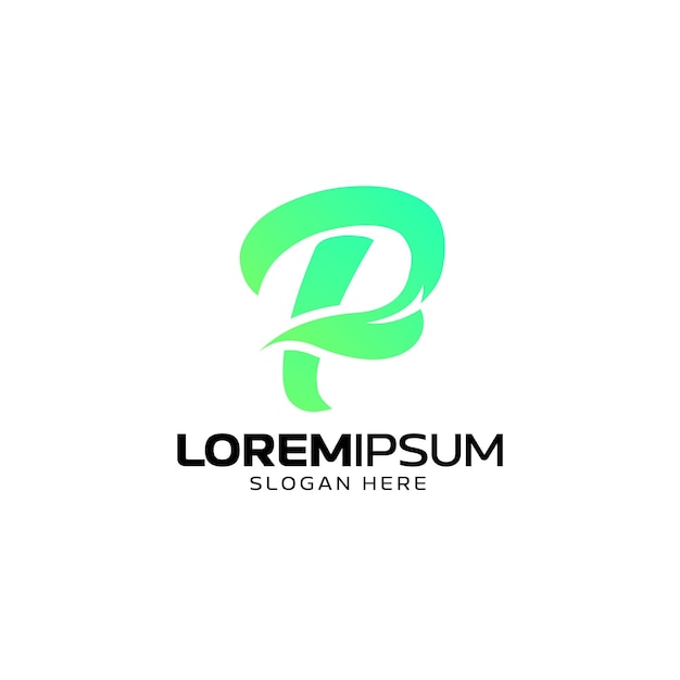 La letra P deja el logotipo en gradiente
