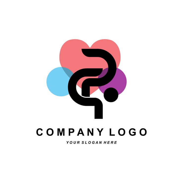 Letra P logo marca corporativa diseño vector fuente ilustración