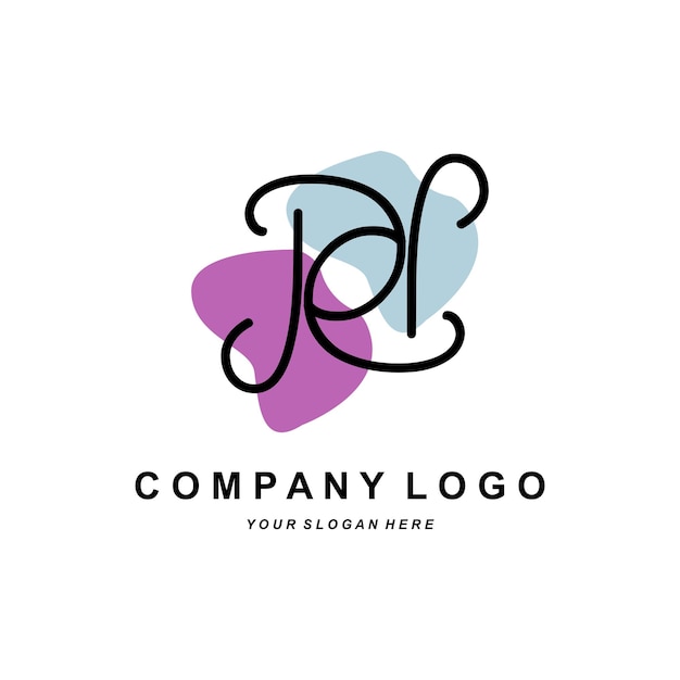 Letra p logo marca corporativa diseño vector fuente ilustración