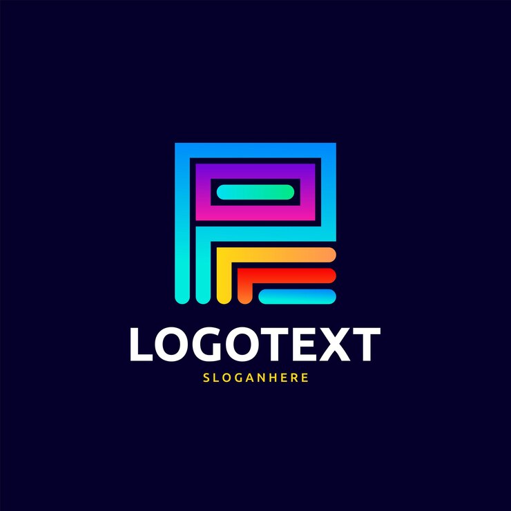 Vector letra p logo