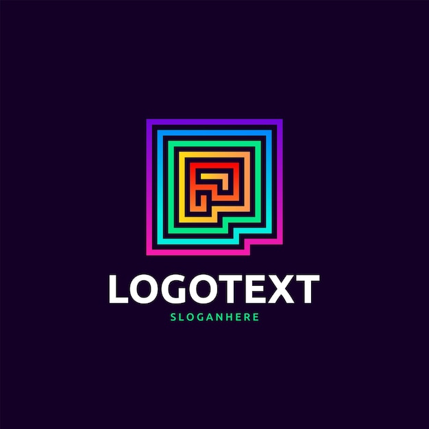 letra p logo