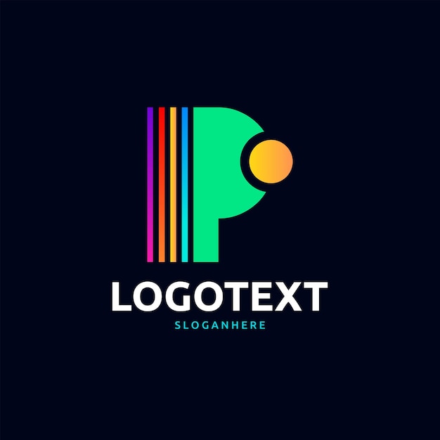 letra p logo