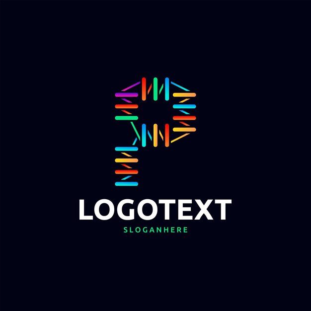 letra p logo