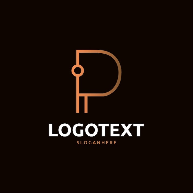letra p logo