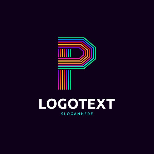 letra p logo