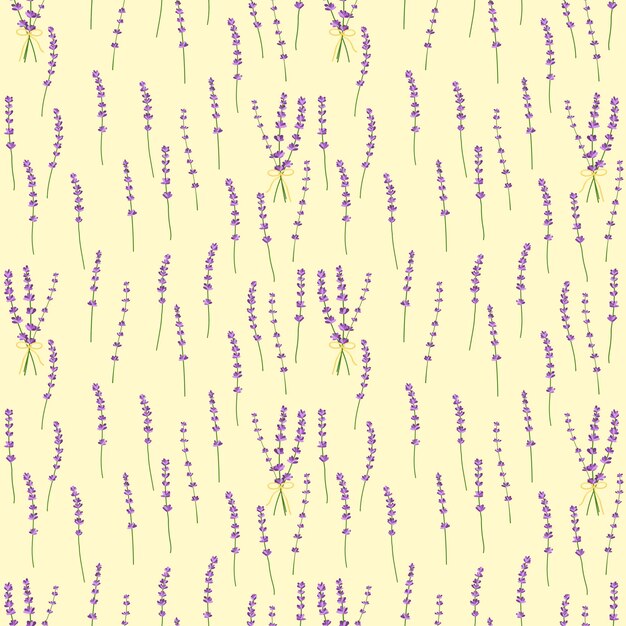 letra de patrón de lavanda