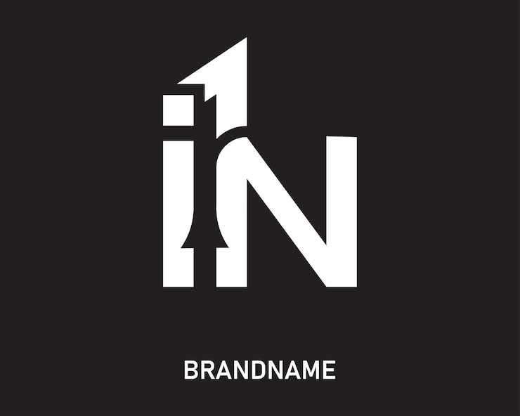 Vector letra en la plantilla de diseño del logotipo