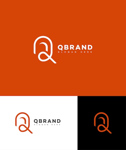 La letra Q, el logotipo, el icono de la marca, el signo de identidad, la plantilla del símbolo de la letra Q.