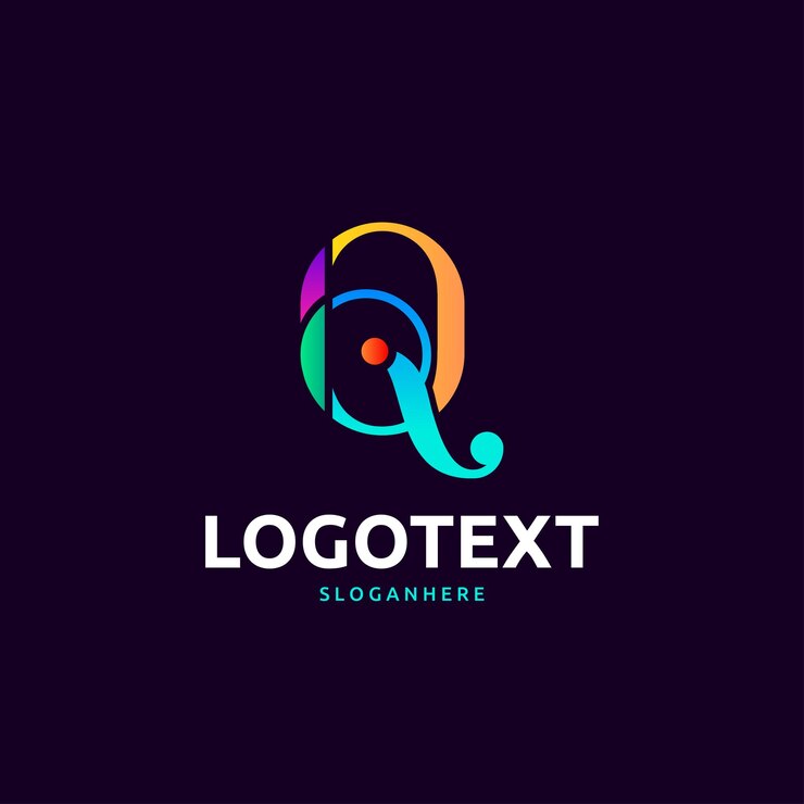 Vector letra q logotipo