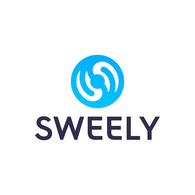 Letra S Diseño vectorial moderno del logotipo