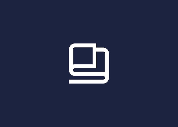 letra s con libro logotipo icono diseño modelo de diseño vectorial inspiración
