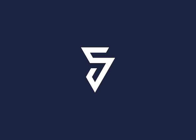Vector letra s con el número 7 diseño de icono de logotipo inspiración de plantilla de diseño vectorial