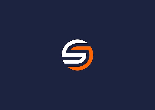 la letra sc el círculo del logotipo el diseño del icono el diseño del vector la plantilla de inspiración