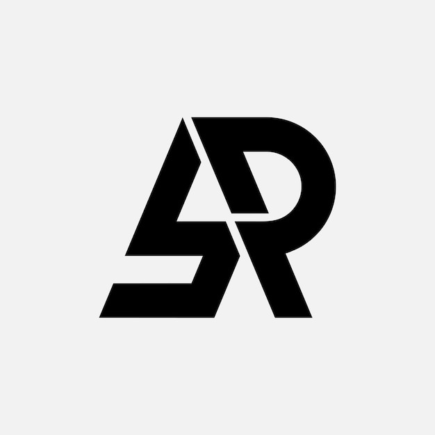 letra SP o PS Logotipo de marketing Diseño de marca moderno