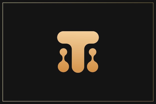 La letra T es el logotipo de la marca.