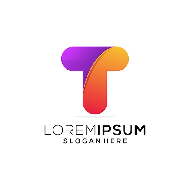 Letra T logo