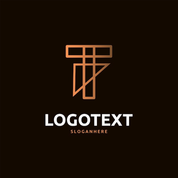 Letra T logo