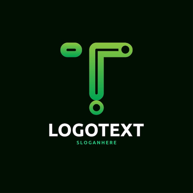 Letra T logo