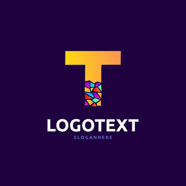 Letra T logo
