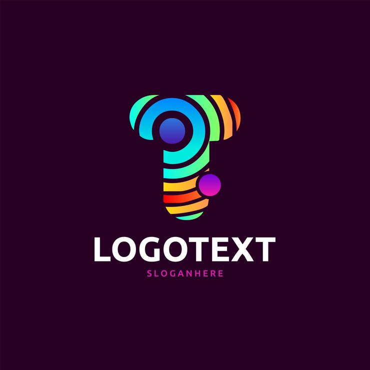 Vector letra t logo