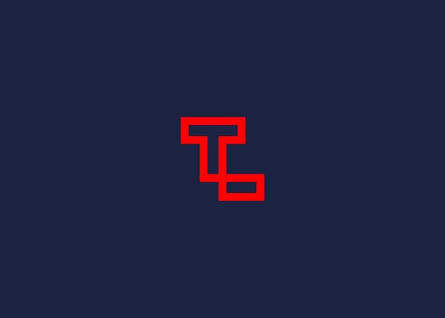 Vector letra tl diseño de icono de logotipo inspiración de plantilla de diseño vectorial