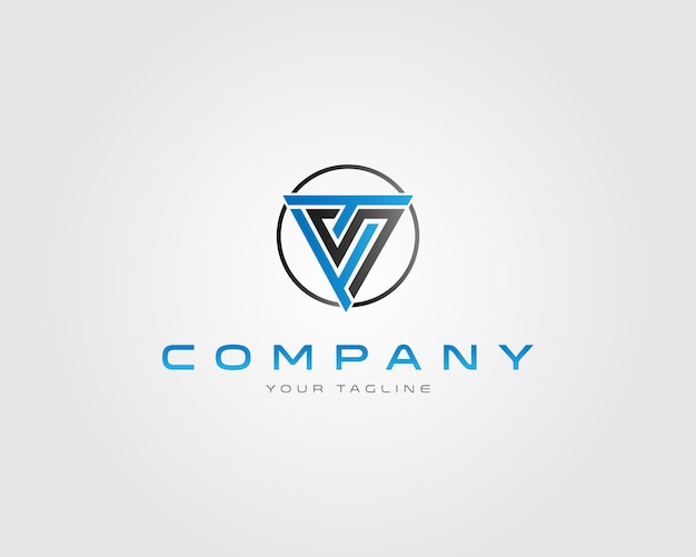 La letra triángulo TST o el concepto de diseño del logotipo TTS Moderna plantilla vectorial