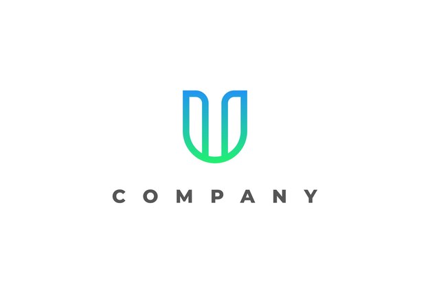 La letra u es el logotipo moderno de la empresa.