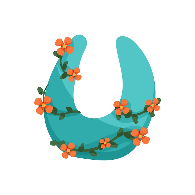 Vector letra u