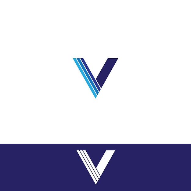 Letra V logo